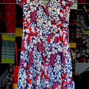 Dress Gathered at side top